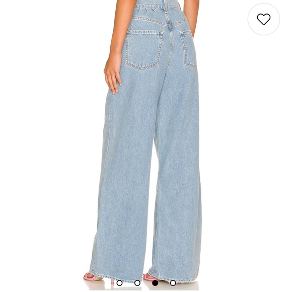 GRLFRND Light Blue Wide Leg Jeans - Picture 2 of 5
